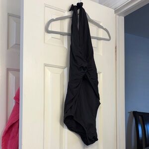 MICHAEL Michael Kors Charcoal One Piece Swimsuit